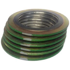 Sterling Seal & Supply SSS 90002316GR150X6 Spiral Wound Gasket, 2" Pipe, Class 150 Flanges, 316SS Windings, Flexible Graphite for Applications with Thermal Cycling and Pressure Variations (Pack of 6)