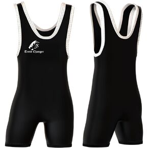 Kids Wrestling Singlet, Unisex, Comfortable, Breathable, Stretchable For Training & Gymnastics