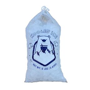 Ice Bags with Drawstring Heavy Duty Commercial Grade (FBA10 lb Pack 500)