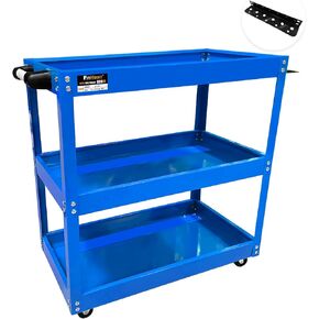 عربة أدوات دوارة من 3 طبقات، عربة أدوات ميكانيكية معدنية سميكة بوزن 660 رطل على عجلات، عربات دوارة شديدة التحمل مع عجلات، عربات خدمة المرافق للميكانيكيين، ورشة إصلاح المرآب والمستودعات in Kuwait