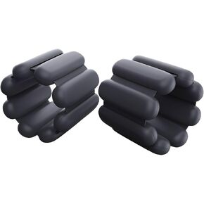 Ankle weights for women wrist weight: Adjustable ankle & wrist weights 2lbs(1lb each) for Pilates & Yoga exercise - Hand & Leg weights for women at home