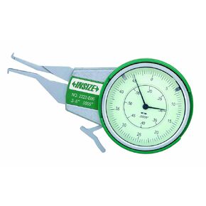 INSIZE 2222-E06 Internal Dial Caliper Gage, 0.2-0.6", Graduation 0.0005"