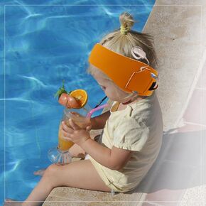 rainbowstar 2 Pack Cochlear Implant Headband Cochlear Implant Headband for Swimming Cochlear Implant Swim Headband for Girl or Boy