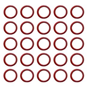 2-1/2" Encapsulated Kamlock™ Gasket, FEP Silicone, Red (Pack of 25)