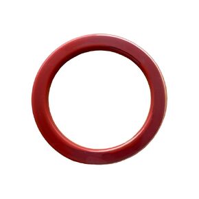 1" Encapsulated Kamlock™ Gasket, FEP Silicone, Red (Pack of 1)