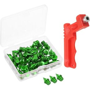 PATIKIL Track Shoe Spikes, Cross Country Spikes Running Shoes Replacement Spikes Nails with Spike Wrench for Track