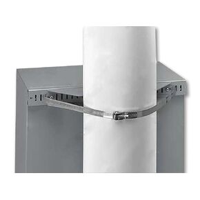 Hoffman CPMK16 Pole Mounting Kit, SS/Galvanized, Fits B=16.00"