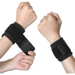 4 Pcs Wrist Wrap Carpal Tunnel Wrist Compression Strap Wrist Brace Wrist Band Wrist Support for Fitness,Adjustable Wrist Brace,Exercise,Sports,for Men and Women in Saudi Arabia