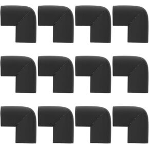 VILLCASE Edge Protection Corners, Foam TV Frame Photo Mirror Packing Foam Corner Protectors Foam Packing Material for Shipping Moving Black