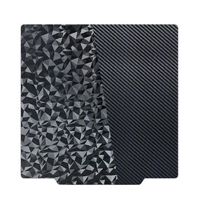 Ideaformer Smooth Diamond PEO+Carbon Fiber PET Spring Steel Sheet, Flexible PEO PET Build Plate No Magnetic Bed 235x235mm for Ender 3/Ender 3 Pro/Ender 3 V2/Neo/Elegoo Neptune 3/Neptune 4/Pro