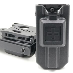 2 Pack Tactical Tourniquet Holder, Tourniquet Case Compatibility with Tourniquet Gen 7, Adjustable Molle Tourniquet Pouch Mounting Adapter Fits up to a 2.3" Belt. (2-Pack)