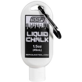 SERIOUS STEEL FITNESS Liquid Chalk/Weightlifting Liquid Chalk (1.5 oz / 45 ml) Powerlifting, Weightlifting, Rock Climbing, Cross Training Chalk