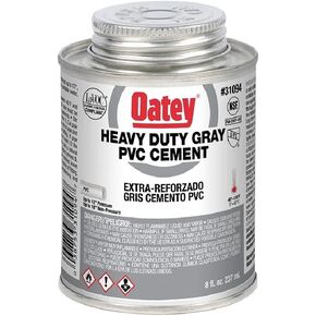 Oatey 31105, 32 oz, Gray, 32 Ounce PVC Cement