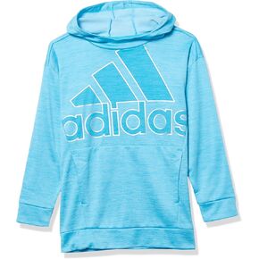 adidas Girls' Hooded Fleece Tunic Pullover Sweatshirt