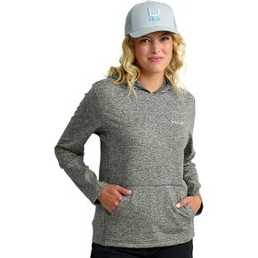 HUK Women's Coldfront+ Pullover, Performance Fishing Hoodie