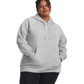 Under Armour Women's Plus Size Rival Glitter Big Logo Hoodie