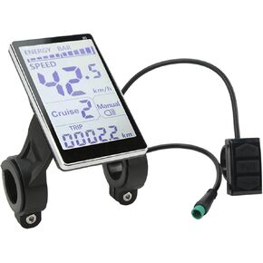 Keenso Electric Bike LCD Meter 5 Pin 24V 36V 48V 60V Universal E Scooter M5 Panel Screen for 31.8 22.2mm Bikes-E