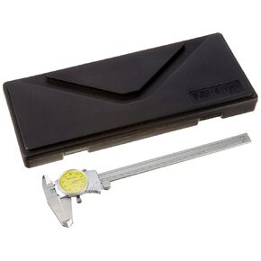 Mitutoyo 505-733 D20FX Dial Caliper, 1 mm/Rev, 0 mm-200 mm, 0.01 mm