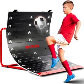 Soccer Return Ramp Kickback Soccer Rebounder Football Rebound Net | Durable Steel Construction
