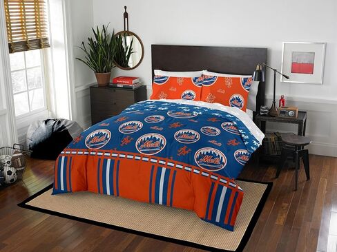Northwest MLB New York Mets Queen Bed in a Bag Complete Bedding Set #216850718 in Saudi Arabia