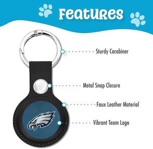NFL Detroit Lions Keychain Apple AIR TAG Holder 2-Pack for Dogs & Cats, Case for Apple Airtag Tracker, GPS Dog Tracking Device Pendant Holder in Saudi Arabia