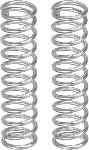 uxcell 2Pcs Compression Springs, 0.7mm Wire Diameter x 7mm OD x 30mm Length 304 Stainless Steel Extension Spring Ballpoint Pen Pressure Springs for Shop Home Repairs, Silver in Saudi Arabia