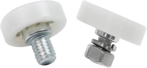 T Tulead 10 قطعة 19 مللي متر تحمل بكرة صغيرة خزانة بلاستيكية الأسطوانة الأثاث تحمل بكرة M6 in Kuwait