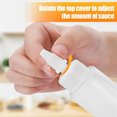 6 قطع زجاجة كاتشب صغيرة لصندوق الغداء - زجاجات ضغط بهارات 40 مل مع مخرج يمكن التحكم فيه، محمولة للسفر والشواء والمدرسة والمكتب والنزهة والأطفال والكبار ملحقات الغداء بينتو in Kuwait