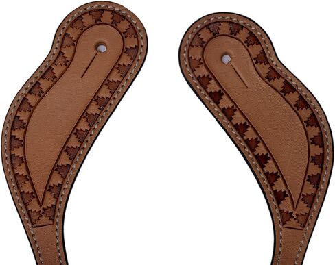 حواف السهم مُصممة يدويًا بشكل عميق ومعقد ورأس حصان غربي وأشرطة محفزة مع أبازيم مصممة محفورة. in Kuwait