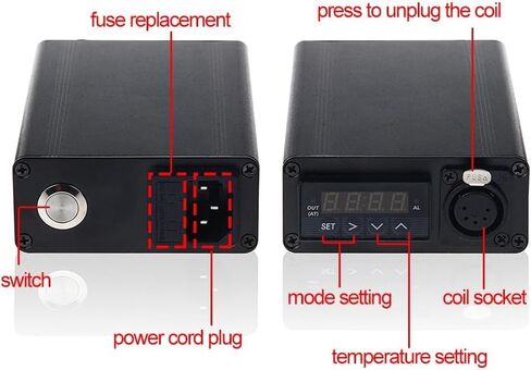 Digital Temperature Controller Kit with Accessories, 20mm, Black, 110V, E-20-240709 in Saudi Arabia