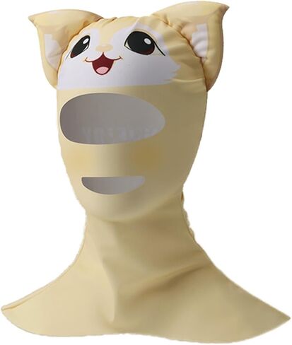 Sun Protection Women’s Balaclava Full Face Cover UV Protection Cover Face Kini for Diving Hiking Outdoor Sports in Summer Yellow in Saudi Arabia