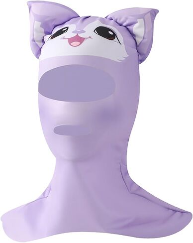 Sun Protection Women’s Balaclava Full Face Cover UV Protection Cover Face Kini for Diving Hiking Outdoor Sports in Summer Purple in Saudi Arabia
