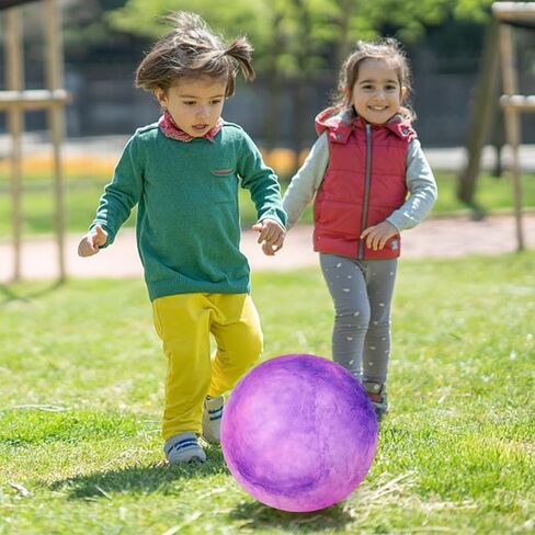 AMOR PRESENT 6 قطع من كرات الملعب، كرات نطاطة رخامية عملاقة مقاس 12 بوصة، كرات دودج بولز مطاطية، للألعاب الداخلية والخارجية، وتمارين الصالة الرياضية واليوجا، وتفضل الحفلات الرياضية in Kuwait