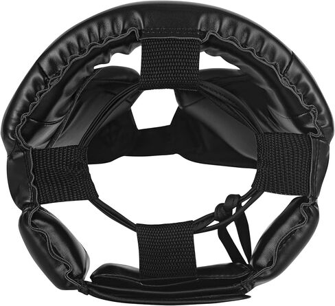 Boxing Headgear [Lightweight 210g, Made PU, 180 Degree Wide Field of View, Independent Zone Protection, with Non-Slip Head Strap, Unisex] Kickboxing Bokushingu Boxing in Saudi Arabia