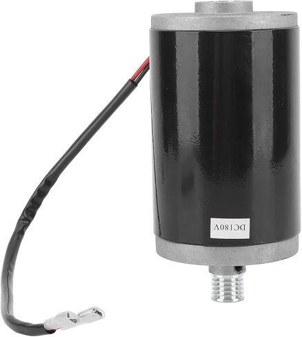 180V 200W DC Treadmill Drive Motor, Aluminum Alloy, Treadmill Brush Motor Part, Easy Installation, Wide Applications with All Copper Coil for Shedding Machine, Running Machine in Saudi Arabia