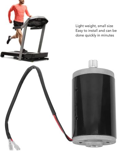 180V 200W DC Treadmill Drive Motor, Aluminum Alloy, Treadmill Brush Motor Part, Easy Installation, Wide Applications with All Copper Coil for Shedding Machine, Running Machine in Saudi Arabia