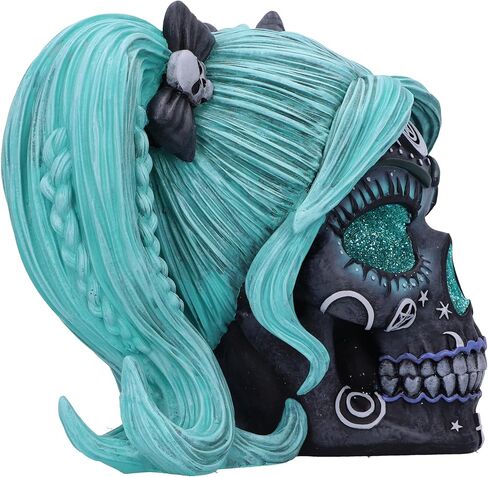 تمثال رائع من Nemesis Now Drop Dead Gorgeous، زينة جمجمة دمية Baphomet الغامضة، ديكور قوطي يمكن تجميعه وهدية، مرسومة يدويًا بخبرة، 20.5 سم - حل وتخثر in Kuwait