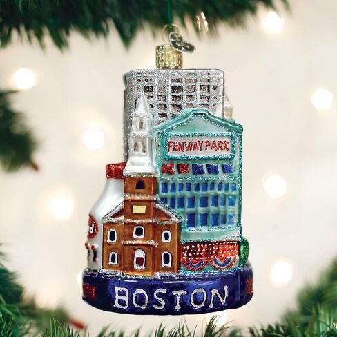 Old World Christmas Glass Blown Ornament Boston City (20094) in Saudi Arabia