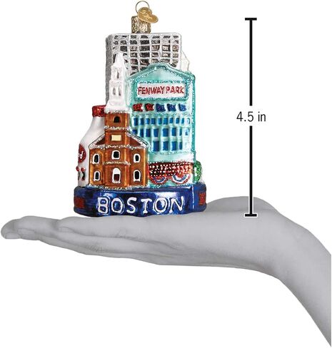 Old World Christmas Glass Blown Ornament Boston City (20094) in Saudi Arabia