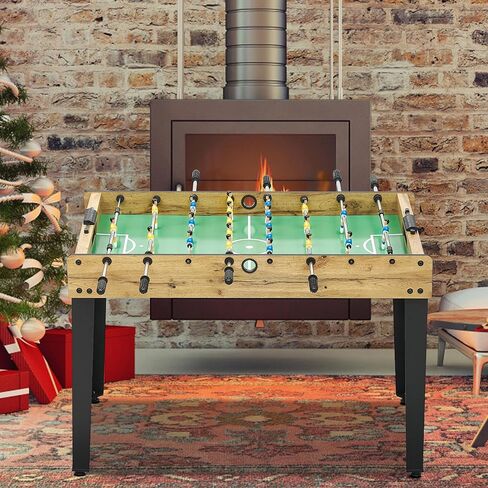 طاولة كرة قدم من IDEALHOUSE مقاس 48 بوصة، لعبة طاولة كرة القدم للأطفال والكبار، طاولة كرة قدم للمنزل، غرفة ألعاب رياضية داخلية، سهلة التجميع in Kuwait