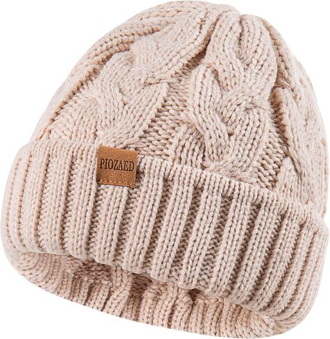 Womens Winter Knitted Beanie Hat Knit Warm Skull Cap Skull Cap Beanie for Women 2 Packs in Kuwait