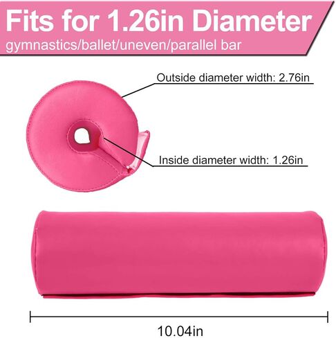 Tepemccu Gymnastics Bar Pad - Protective Sleeve for 1.26" Diameter Gymnastics Bar, Ballet Bar, Uneven Bar, Parallel Bar in Saudi Arabia