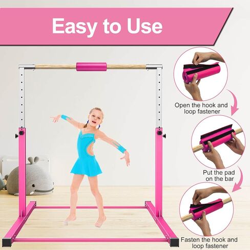 Tepemccu Gymnastics Bar Pad - Protective Sleeve for 1.26" Diameter Gymnastics Bar, Ballet Bar, Uneven Bar, Parallel Bar in Saudi Arabia