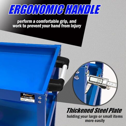 عربة أدوات دوارة من 3 طبقات، عربة أدوات ميكانيكية معدنية سميكة بوزن 660 رطل على عجلات، عربات دوارة شديدة التحمل مع عجلات، عربات خدمة المرافق للميكانيكيين، ورشة إصلاح المرآب والمستودعات in Kuwait