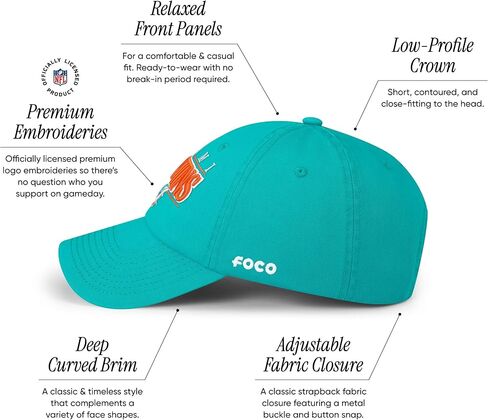 FOCO Men's NFL Team Logo Signature Bars Casual Hat Caps in Saudi Arabia