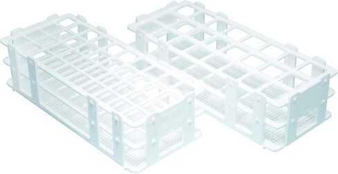 25mm Plastic Test Tube Rack, White, Karter Scientific (Pack of 6) in Kuwait