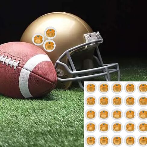 200 Pcs Award Decals Pancake Block Sticker Stack of Pancakes with Blueberry Cartoon Vinyl Sticker 1/8 Inch Sports Helmet Stickers for Hockey Football Lacrosse in Saudi Arabia