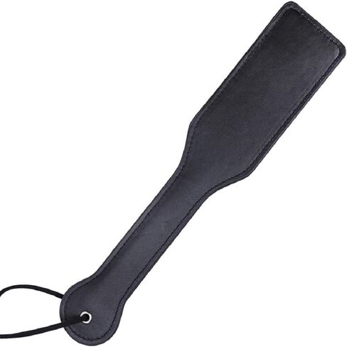 Leather Paddle Leather Short Paddle Riding Crop with Smooth Finish, 12.5inch Total Length, Horse Training Paddle Whip (Black) in Saudi Arabia