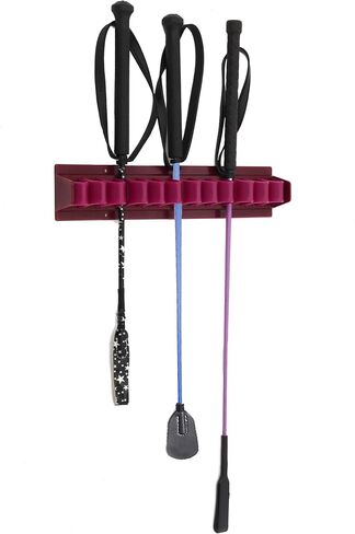 Horse Whip Crop Holder Rack Wall Mounted Bracket Hanger Horse Trailer Accessories for Tack Room (Purple) in Saudi Arabia