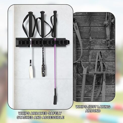 Horse Whip Crop Holder Rack Wall Mounted Bracket Hanger Horse Trailer Accessories for Tack Room (Purple) in Saudi Arabia